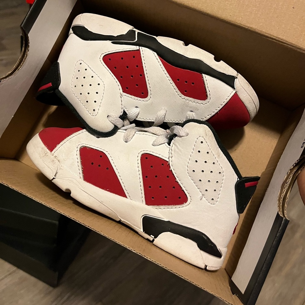 Toddler Jordan 6s Carmines
